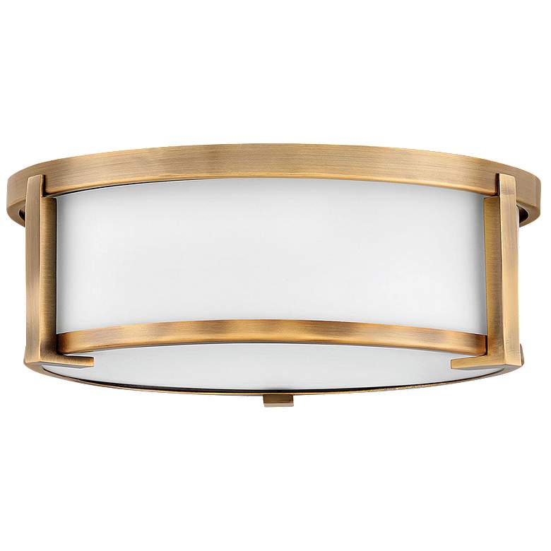 Image 1 Hinkley Lowell 13 1/4" Wide Brushed Bronze Ceiling Light