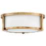 Hinkley Lowell 13 1/4" Wide Brushed Bronze Ceiling Light