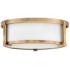 Hinkley Lowell 13 1/4" Wide Brushed Bronze Ceiling Light