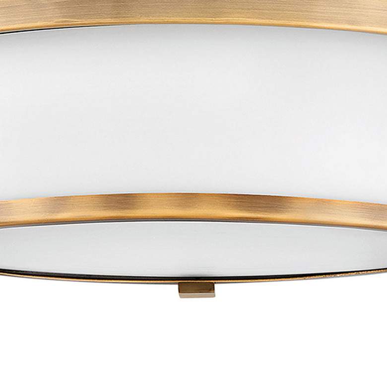 Image 2 Hinkley Lowell 13 1/4" Wide Brushed Bronze Ceiling Light more views