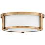 2_Hinkley Lowell 13 1/4" Wide Brushed Bronze Ceiling Light more views
