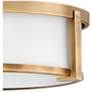 3_Hinkley Lowell 13 1/4" Wide Brushed Bronze Ceiling Light more views
