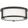 2_Hinkley Lowell 13"W Oil-Rubbed Bronze Outdoor Ceiling Light more views