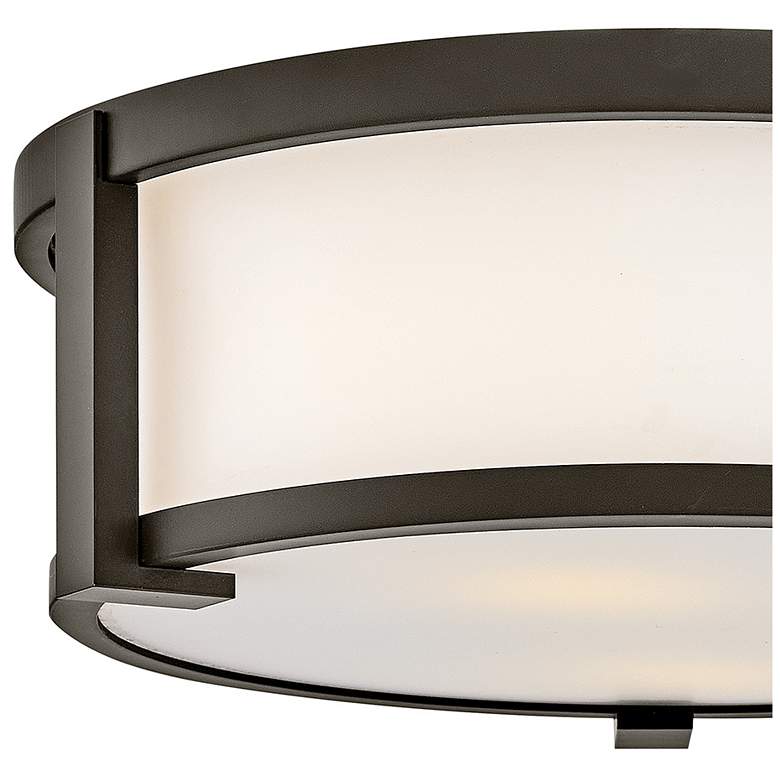 Image 3 Hinkley Lowell 13"W Oil-Rubbed Bronze Outdoor Ceiling Light more views