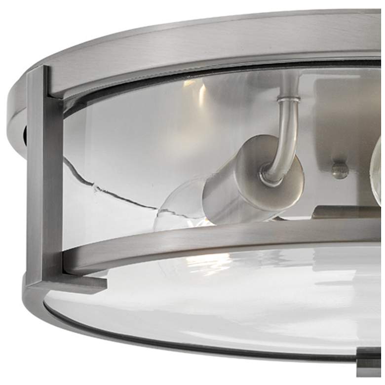 Image 6 Hinkley Lowell 16" Wide Antique Nickel 3-Light Ceiling Light more views