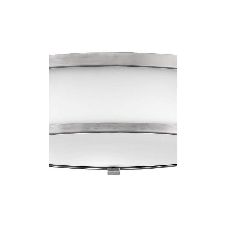 Image 2 Hinkley Lowell 16" Wide Antique Nickel Ceiling Light more views