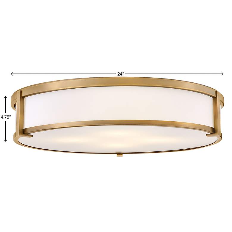 Image 4 Hinkley Lowell 24" Wide Brushed Bronze Ceiling Light more views