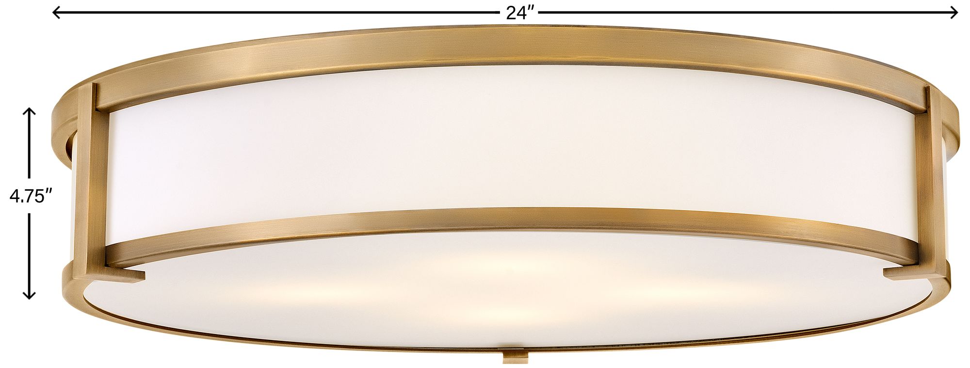 Image 5 Hinkley Lowell 24" Wide Brushed Bronze Ceiling Light more views