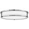 Hinkley Lowell 24" Wide Chrome Ceiling Light