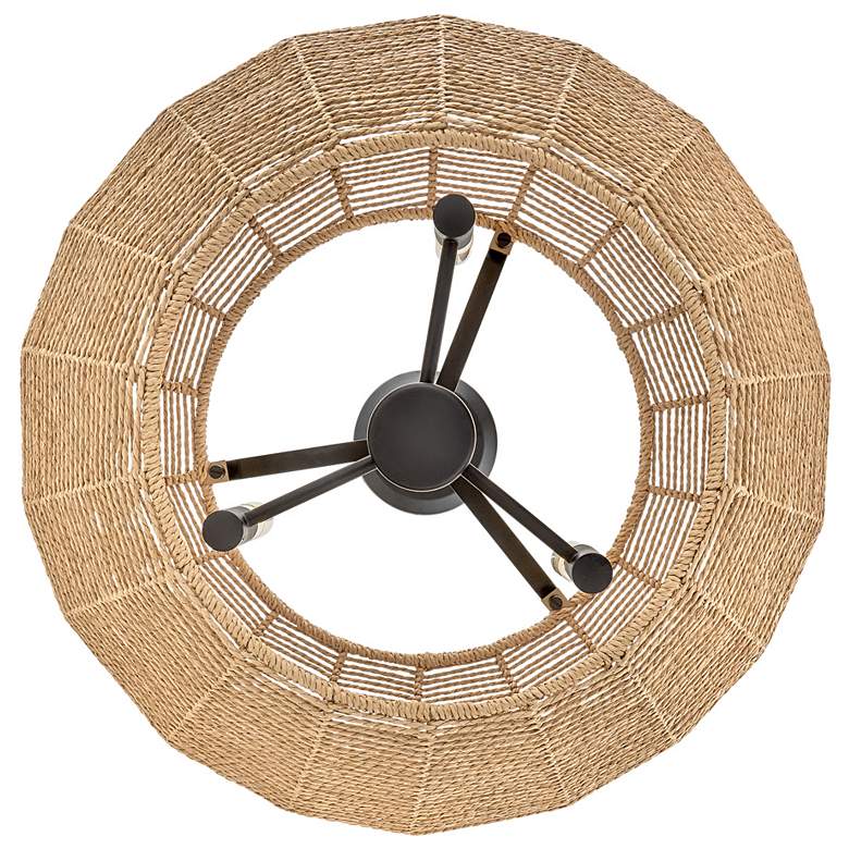 Image 4 Hinkley Luca 21 1/4" Wide Natural Weave Shade Pendant Light more views