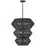 2_Hinkley Luca 27 3/4" Wide Black 3-Tier 10-Light Pendant more views
