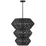 4_Hinkley Luca 27 3/4" Wide Black 3-Tier 10-Light Pendant more views