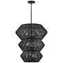 5_Hinkley Luca 27 3/4" Wide Black 3-Tier 10-Light Pendant more views