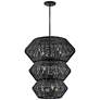 6_Hinkley Luca 27 3/4" Wide Black 3-Tier 10-Light Pendant more views