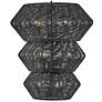 7_Hinkley Luca 27 3/4" Wide Black 3-Tier 10-Light Pendant more views