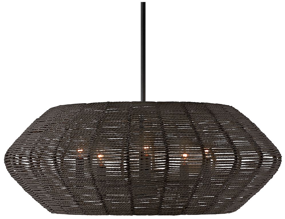 Image 3 Hinkley Luca 28" Wide Black 5-Light Chandelier more views