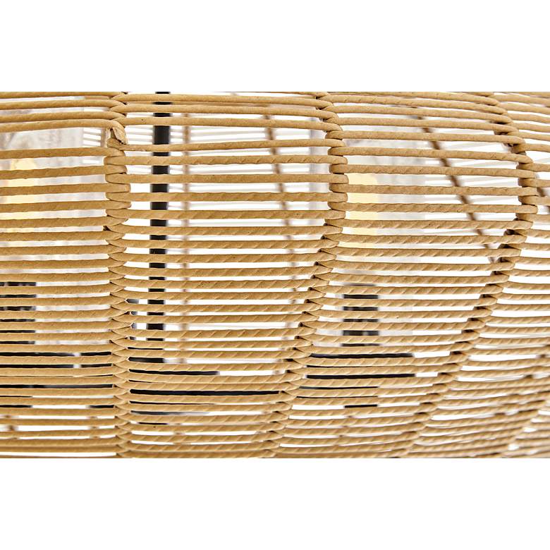 Image 4 Hinkley Luca 28" Wide Black 5-Light Woven Shade Chandelier more views