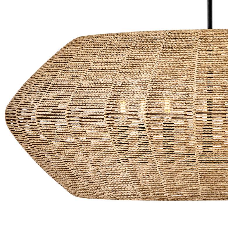 Image 2 Hinkley Luca 38" Wide Black 7-Light Drum Chandelier more views