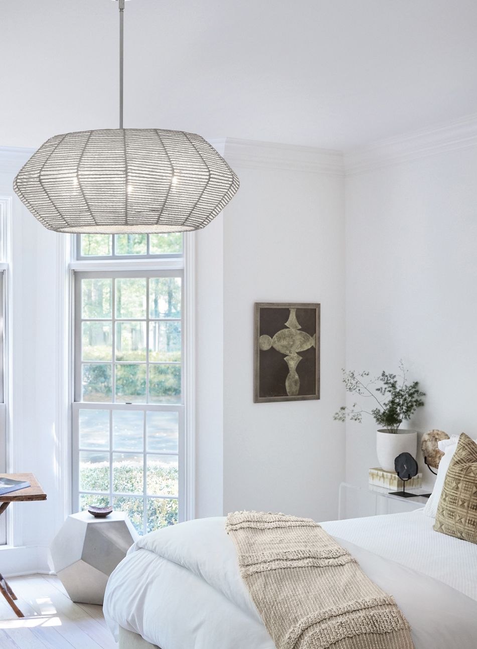 Image 7 Hinkley Luca Small Convertible Drum Chandelier 21" Polished Chrome more views