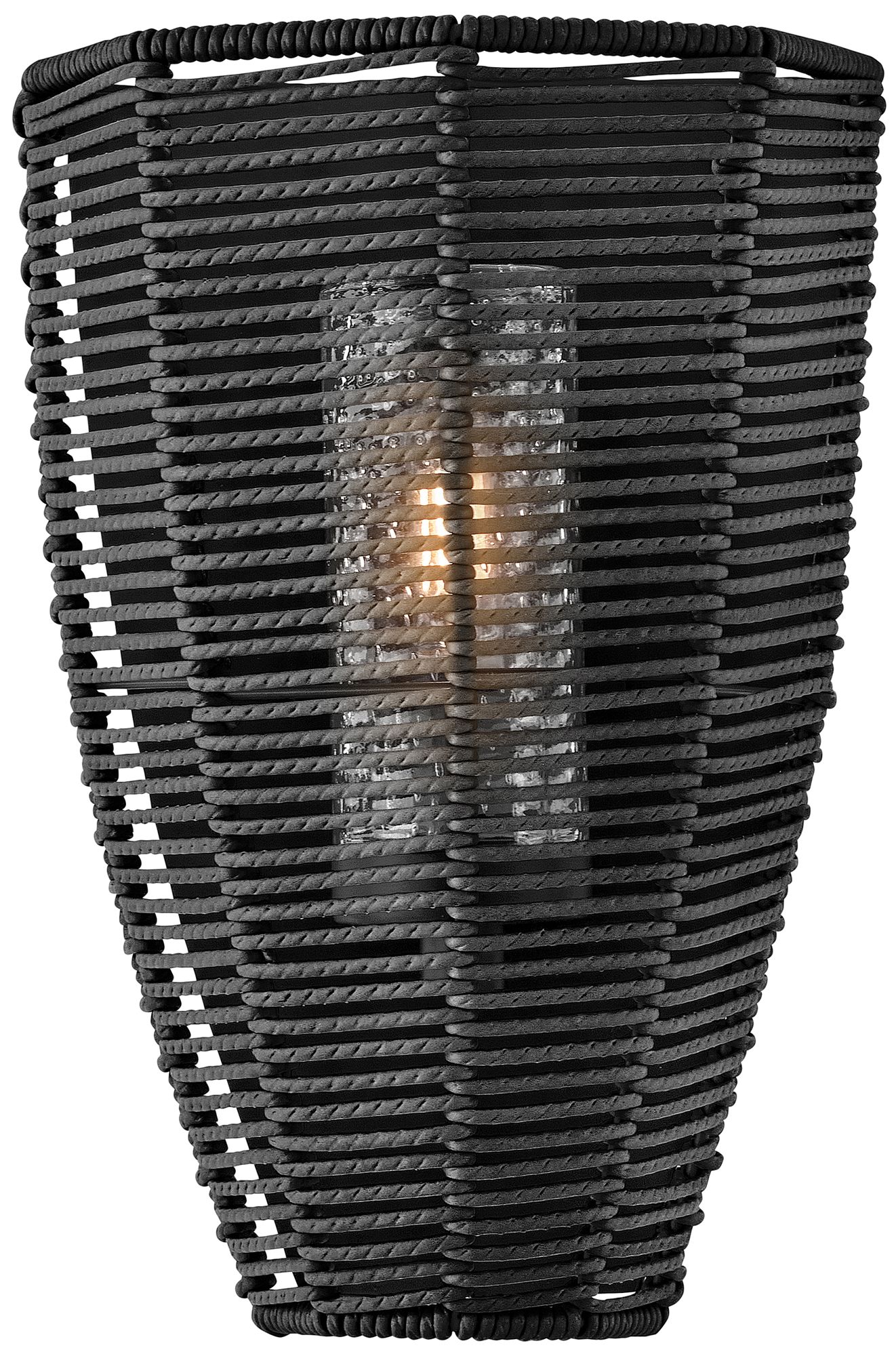 Hinkley Luca Small Wall Sconce 12" Black