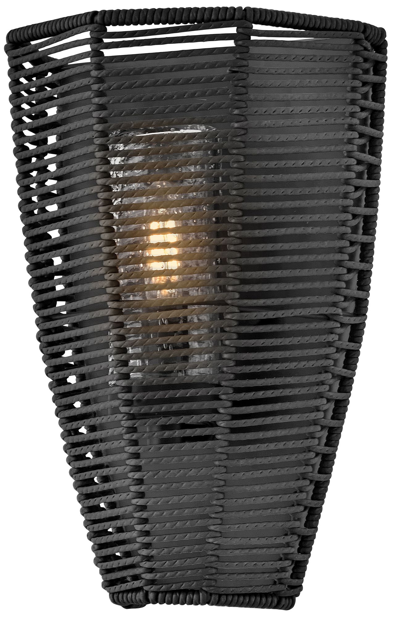 Image 4 Hinkley Luca Small Wall Sconce 12" Black more views