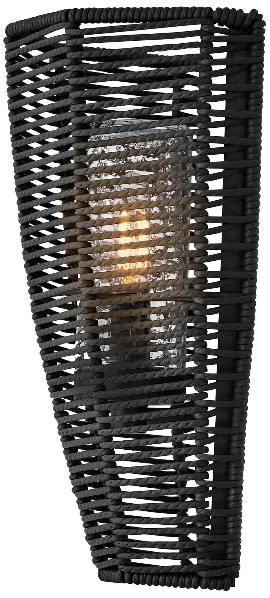 Image 5 Hinkley Luca Small Wall Sconce 12" Black more views