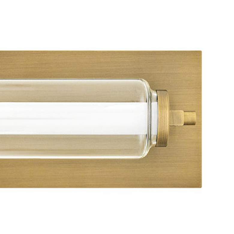 Image 2 Hinkley Lucien 16 1/2" Wide LED Lacquered Brass Bath Vanity Light more views