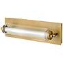 5_Hinkley Lucien 16 1/2" Wide LED Lacquered Brass Bath Vanity Light more views