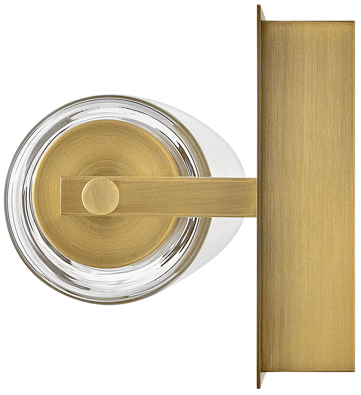 Hinkley Lucien  16 1/2" Wide LED Lacquered Brass Bath Vanity Light