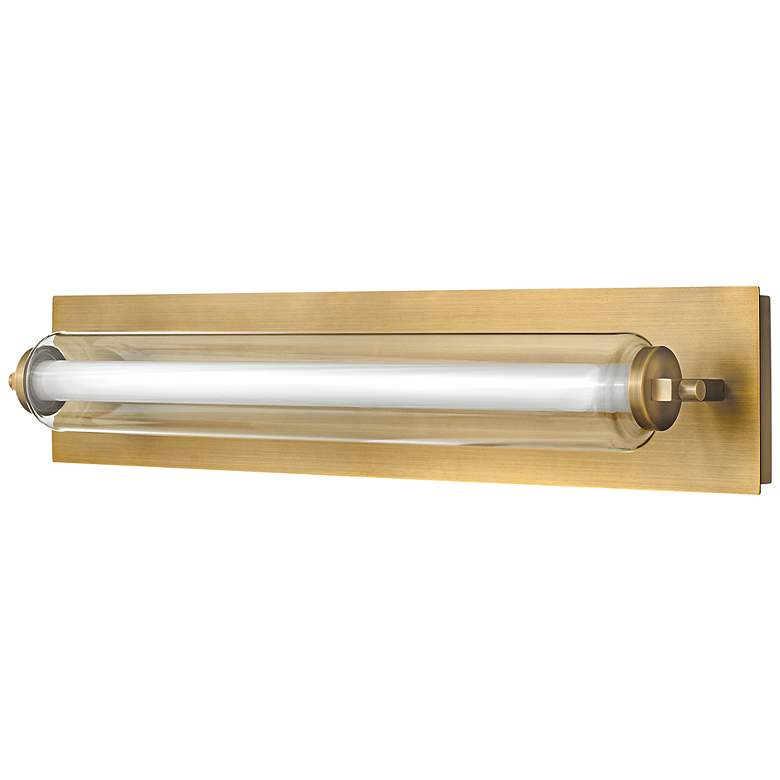 Image 3 Hinkley Lucien 24" Wide LED Lacquered Brass Bath Vanity Light more views