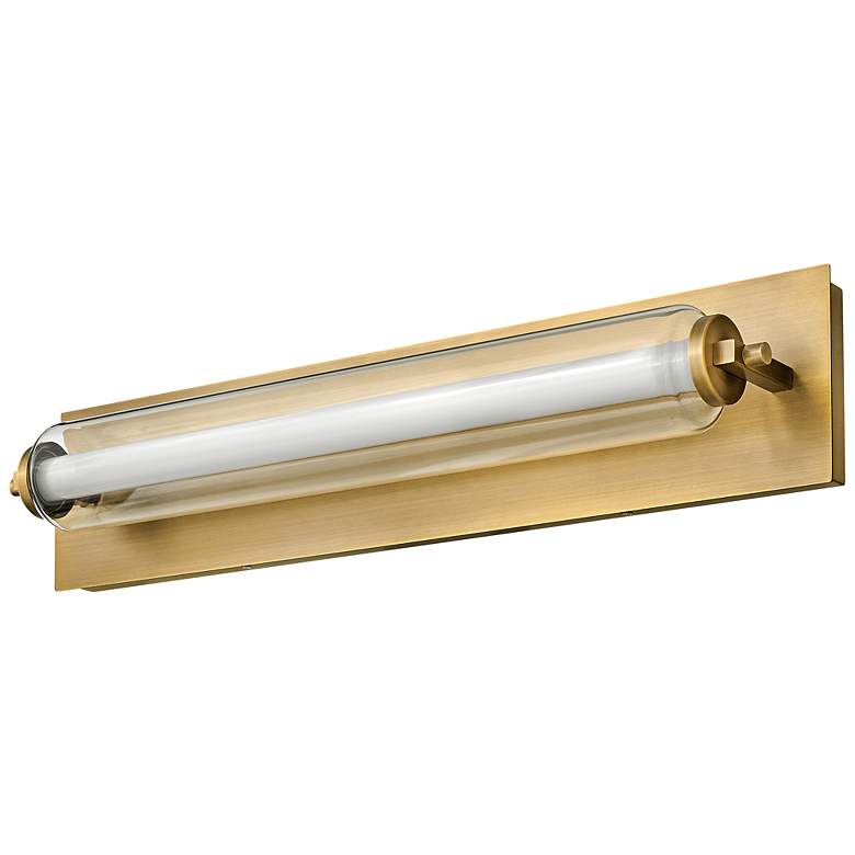 Image 7 Hinkley Lucien 24" Wide LED Lacquered Brass Bath Vanity Light more views