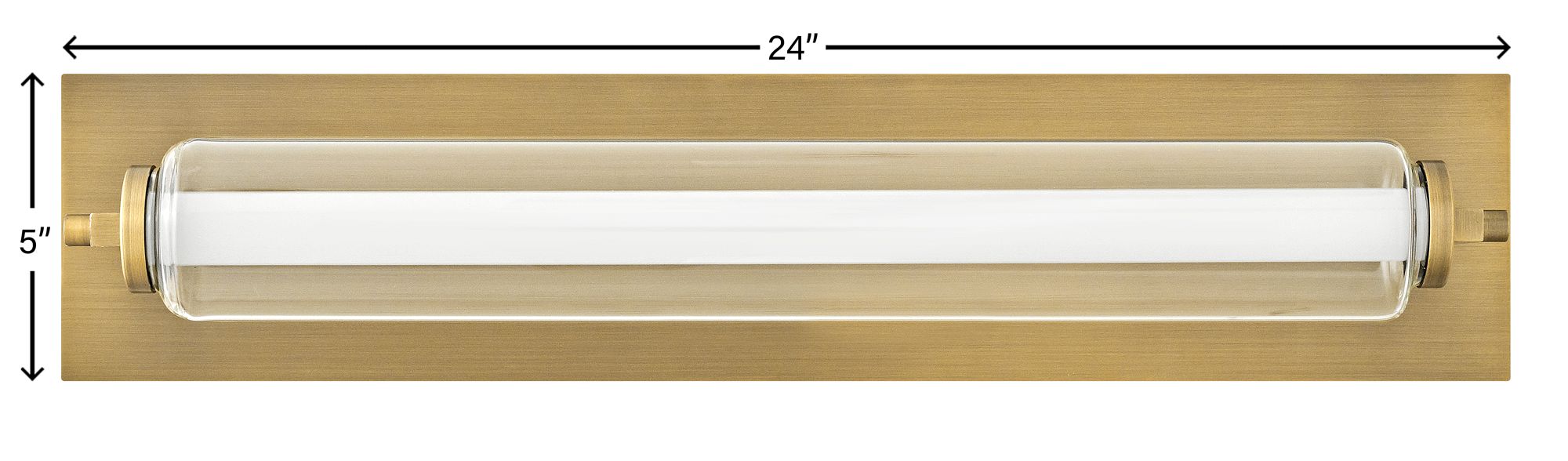 Hinkley Lucien 24" Wide LED Lacquered Brass Bath Vanity Light