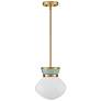 1_Hinkley Lucy 10" Wide Lacquered Brass Mini Pendant