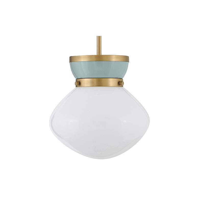 Image 2 Hinkley Lucy 10" Wide Lacquered Brass Mini Pendant more views