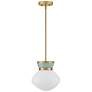 2_Hinkley Lucy 10" Wide Lacquered Brass Mini Pendant more views