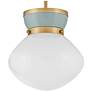 4_Hinkley Lucy 10" Wide Lacquered Brass Mini Pendant more views