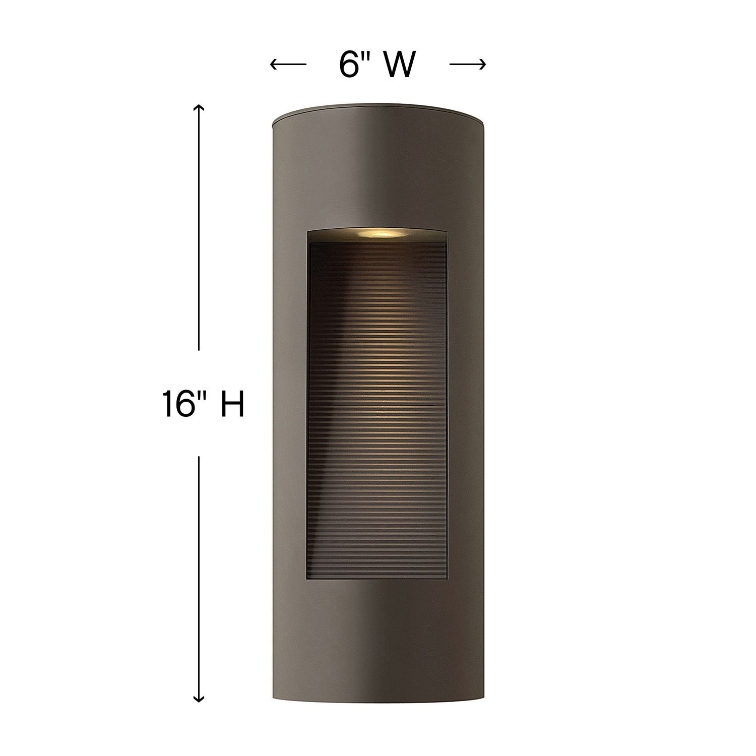 Image 4 Hinkley Luna 16" High Bronze Socketed Outdoor Wall Light more views