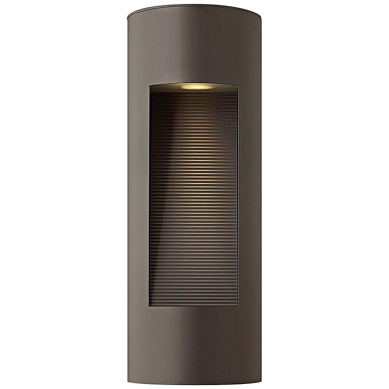 Image 1 Hinkley Luna 16 inchH Bronze Integrated LED Outdoor Wall Light