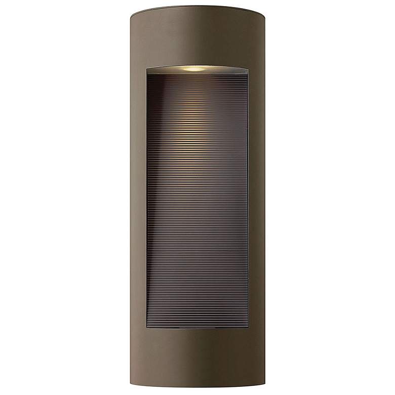 Image 1 Hinkley Luna 24 inch High Bronze ADA Socketed Outdoor Wall Light