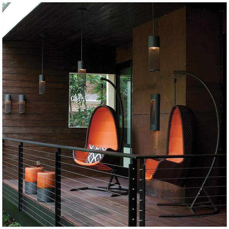 Image 5 Hinkley Luna 24" High Bronze ADA Socketed Outdoor Wall Light more views