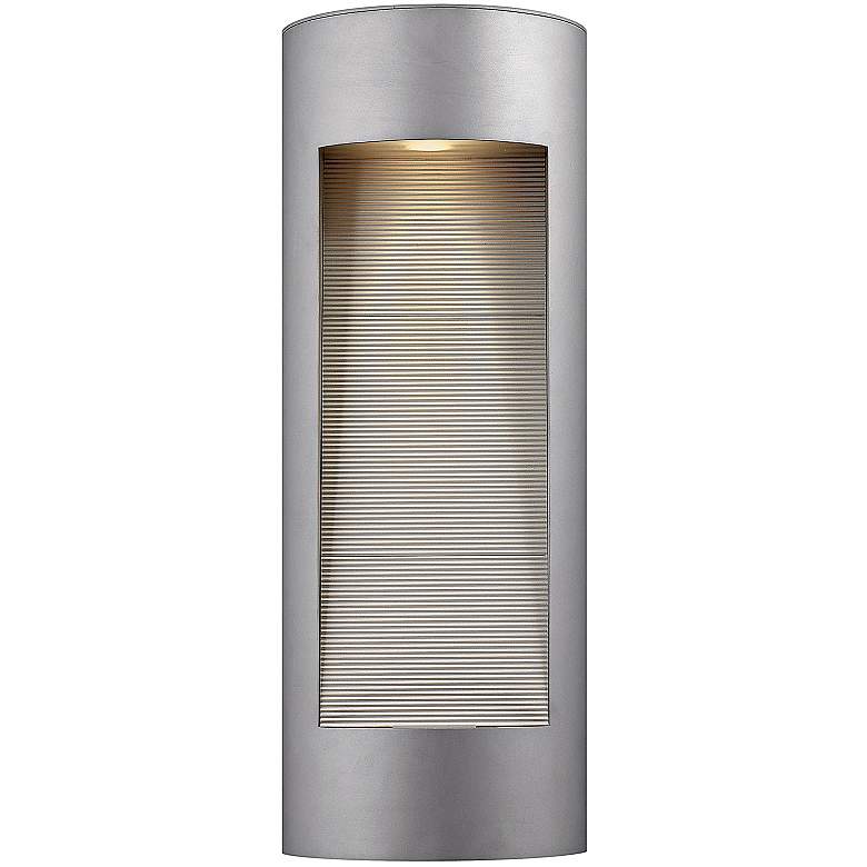 Image 1 Hinkley Luna 24" High Titanium Outdoor Wall Light