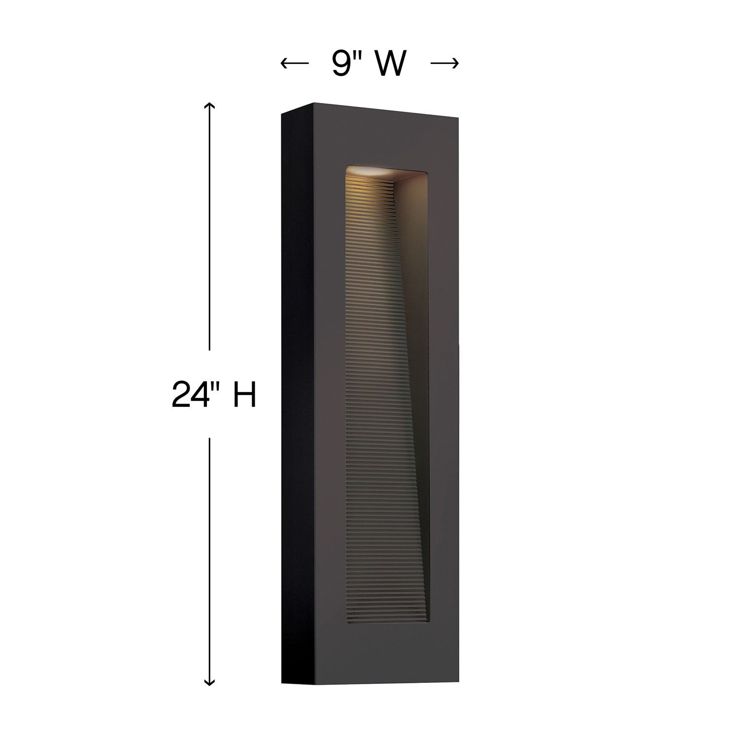Image 3 Hinkley Luna 24"H Bronze Integrated LED Outdoor Wall Light more views