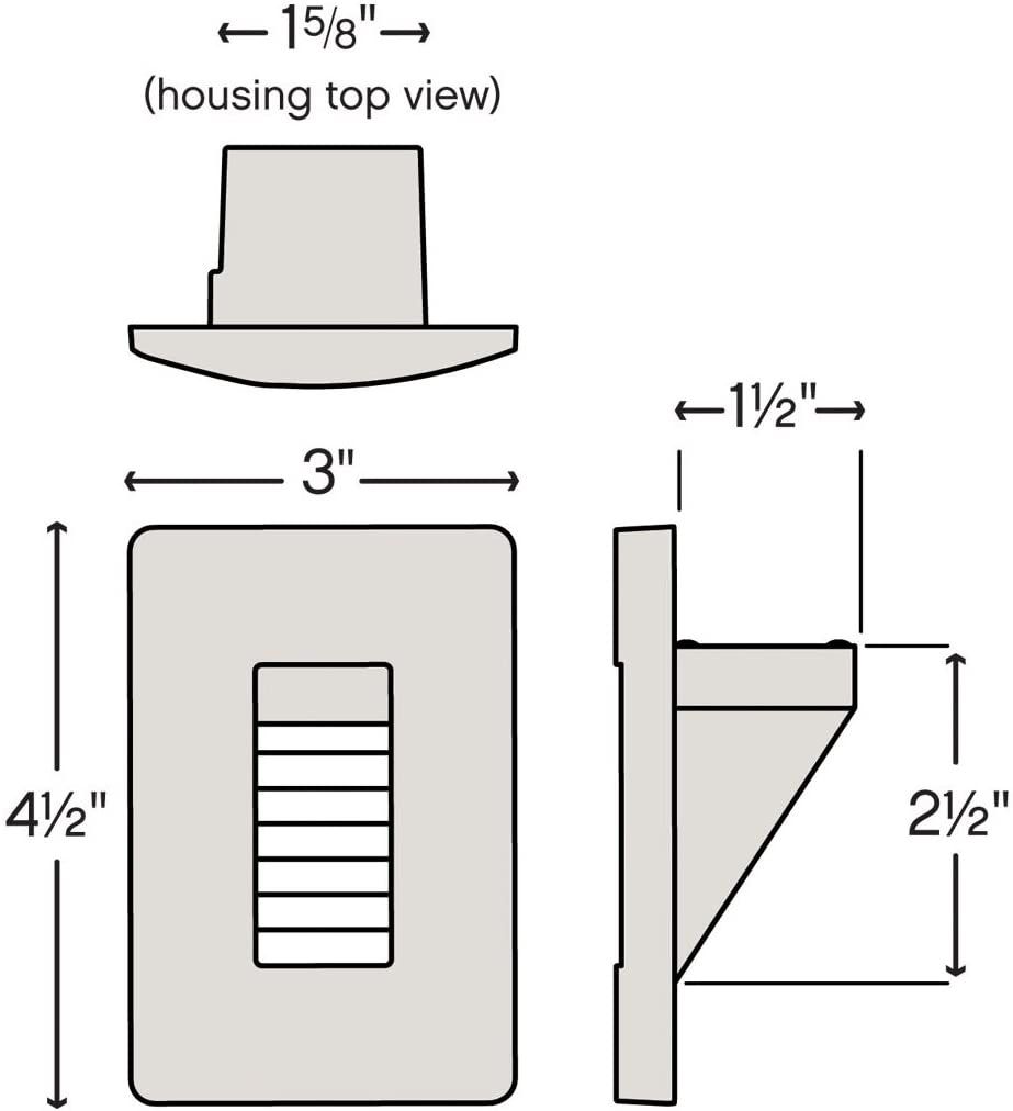 Image 7 Hinkley Luna 4 1/2" High Titanium LED Step Light more views
