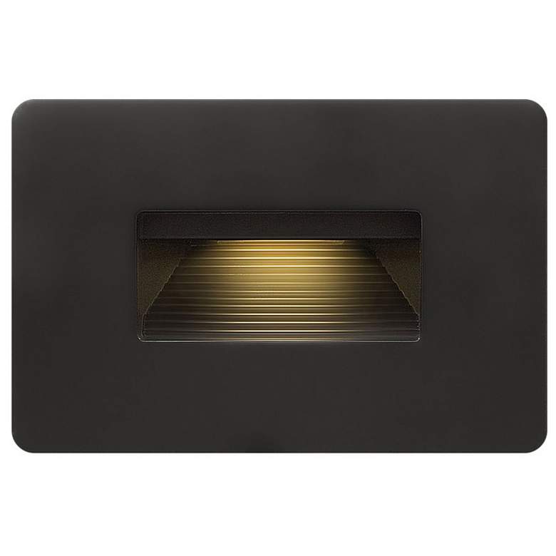 Image 1 Hinkley Luna 4 1/2 inch Wide Black Finish Modern Step Light