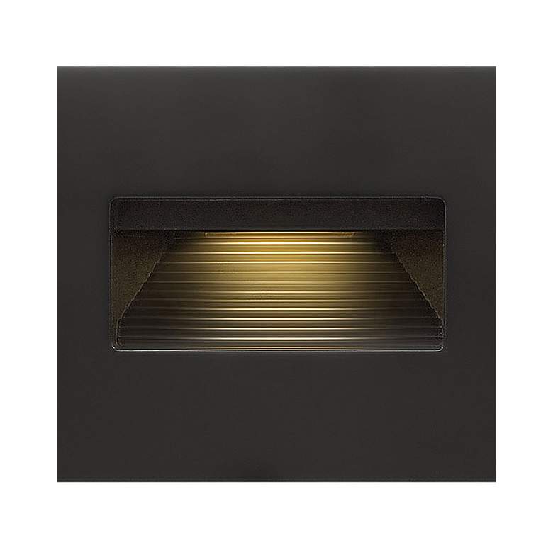 Image 2 Hinkley Luna 4 1/2" Wide Black Finish Modern Step Light more views