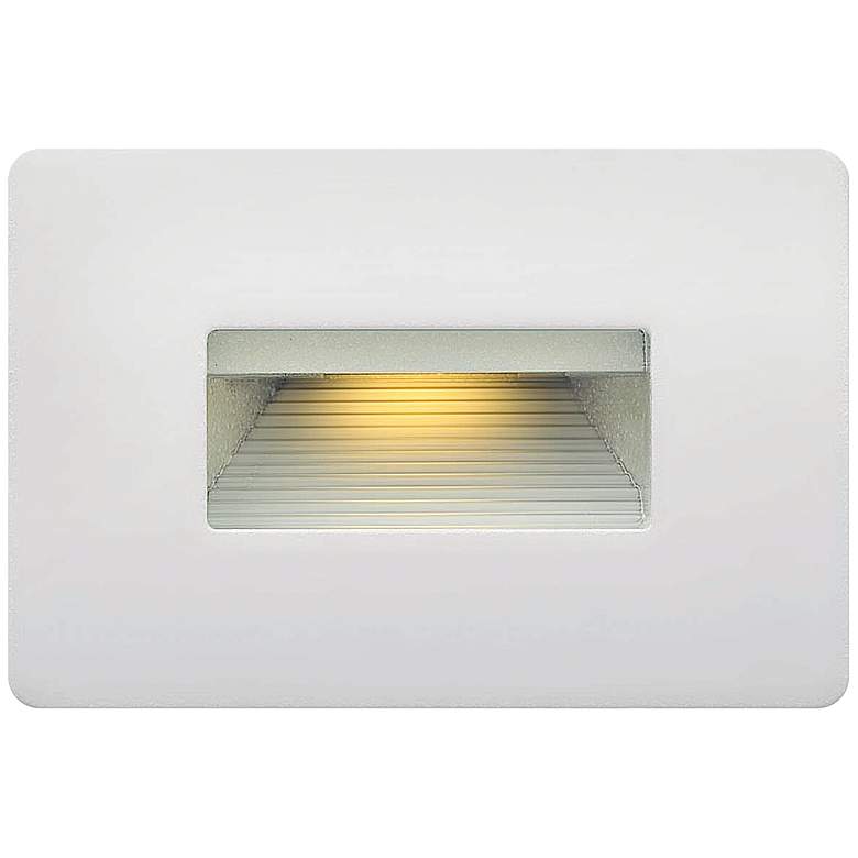 Image 2 Hinkley Luna 4 1/2 inch Wide White LED Low Voltage Step Light