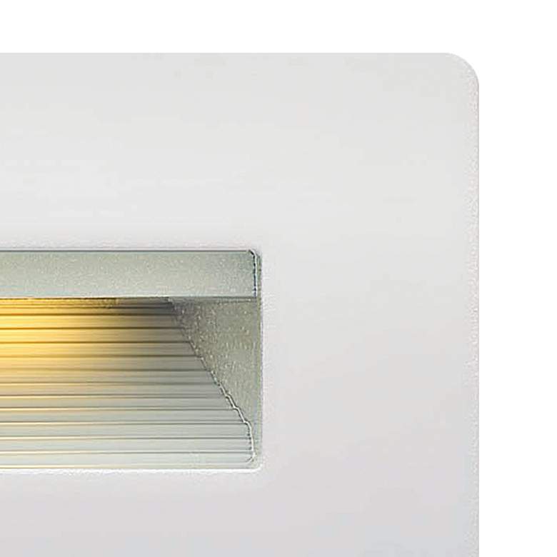 Image 3 Hinkley Luna 4 1/2" Wide White LED Low Voltage Step Light more views