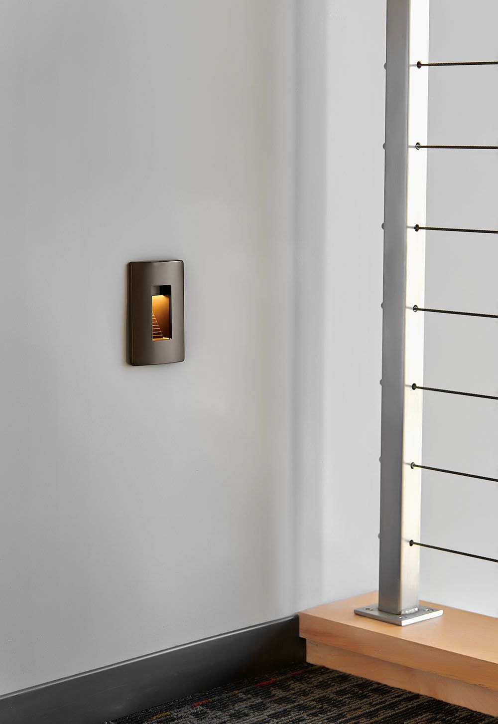 Hinkley Luna 4 1/2"W Matte Bronze LED Landscape Deck Light