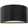 Hinkley Luna 5" High Satin Black LED Outdoor Wall Light