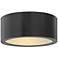 Hinkley Luna 8" Wide Satin Black LED Outdoor Ceiling Light